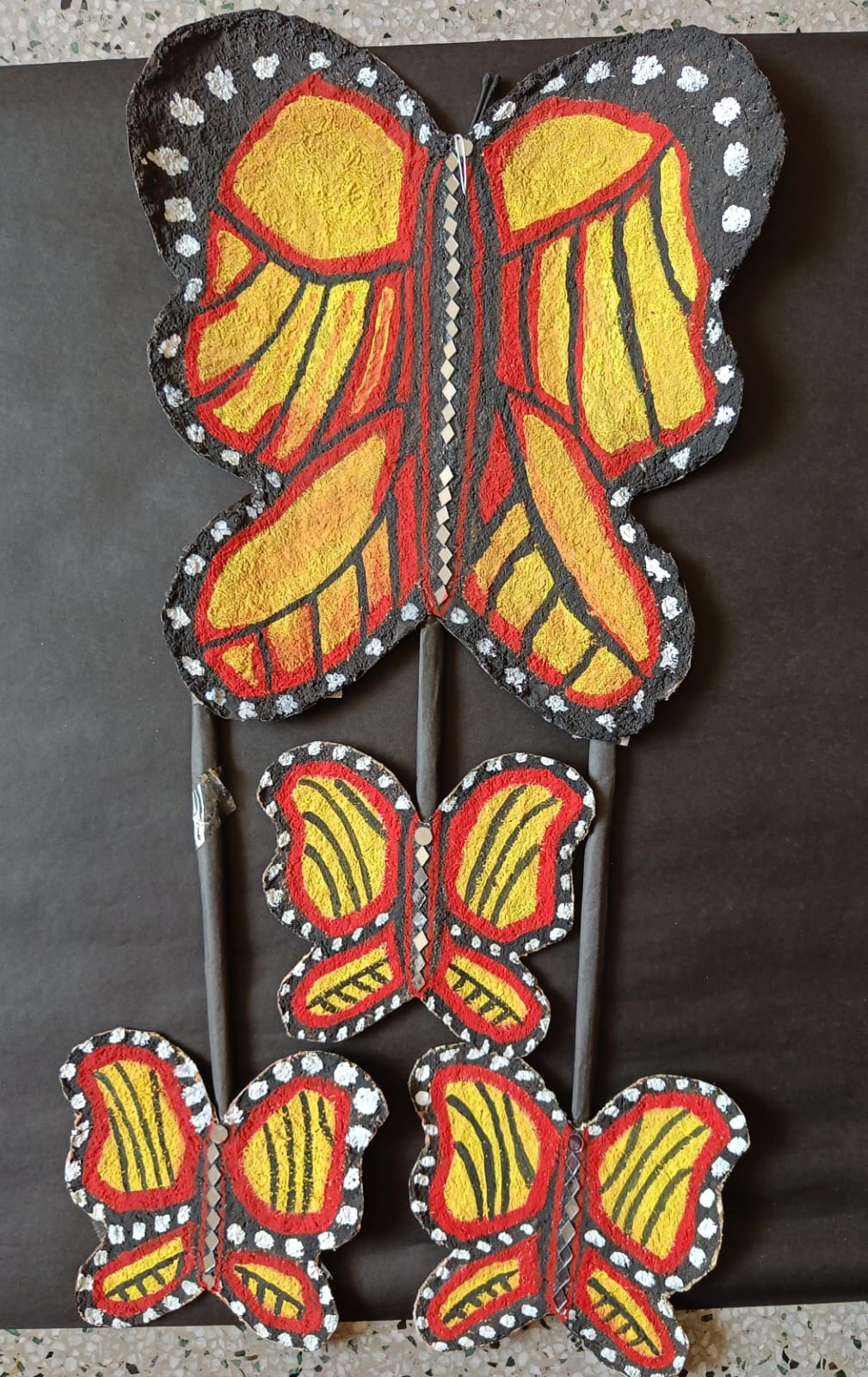 Paper mashup wall hanging by Devishi(8-C)